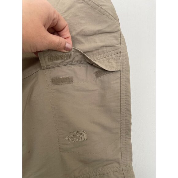 The North Face Khaki Convertible Zipper Hiking Active Cargo Pants - Picture 13 of 15